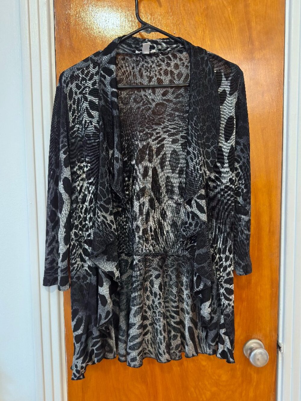 Jaipur Animal Print Cardigan (M)
